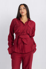 Double Belted Chemise set