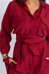 Double Belted Chemise set