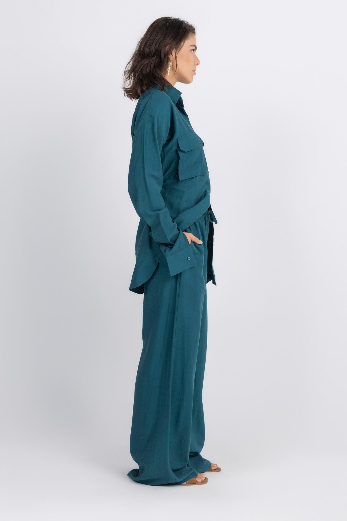 Double Belted Chemise set