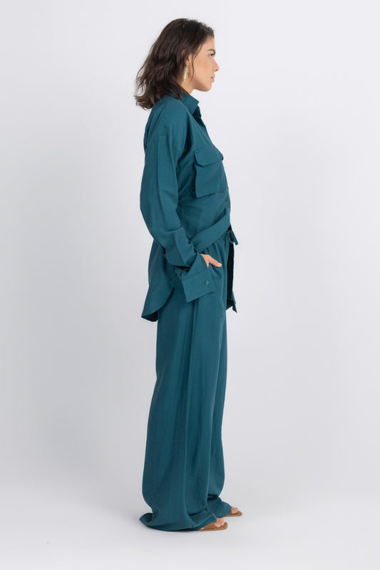 Double Belted Chemise set