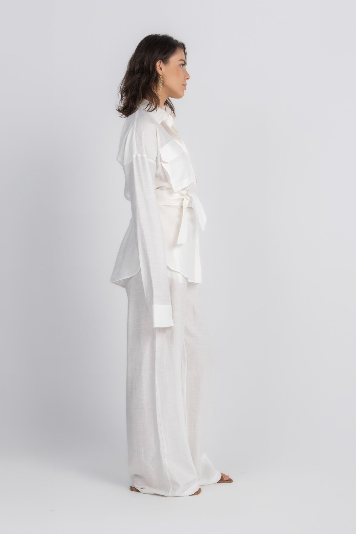 Double Belted Chemise set