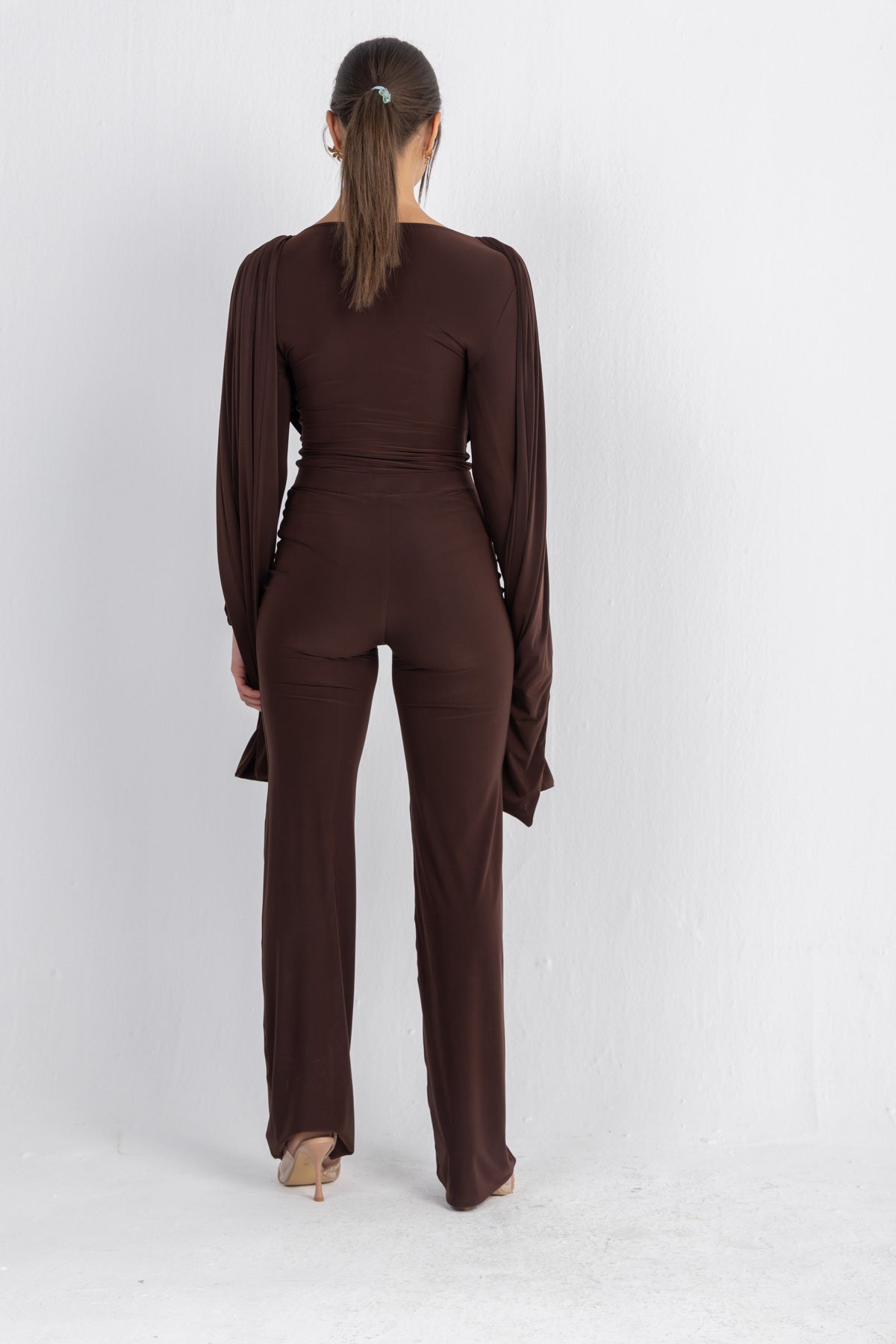 Athena Bodysuit Set — Dark Chocolate