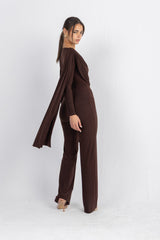 Athena Bodysuit Set — Dark Chocolate