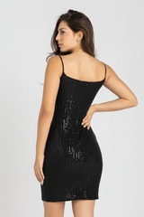 Black Sequin Dress - Shot 5 Fix