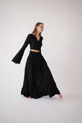 Black Set - Skirt Detail Side