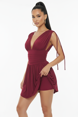 Burgundy Dress - Shorts Reveal