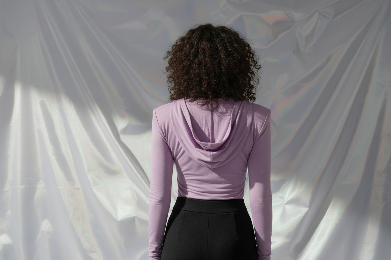 Thea Bodysuit - Lilac Structured Shoulder Bodysuit
