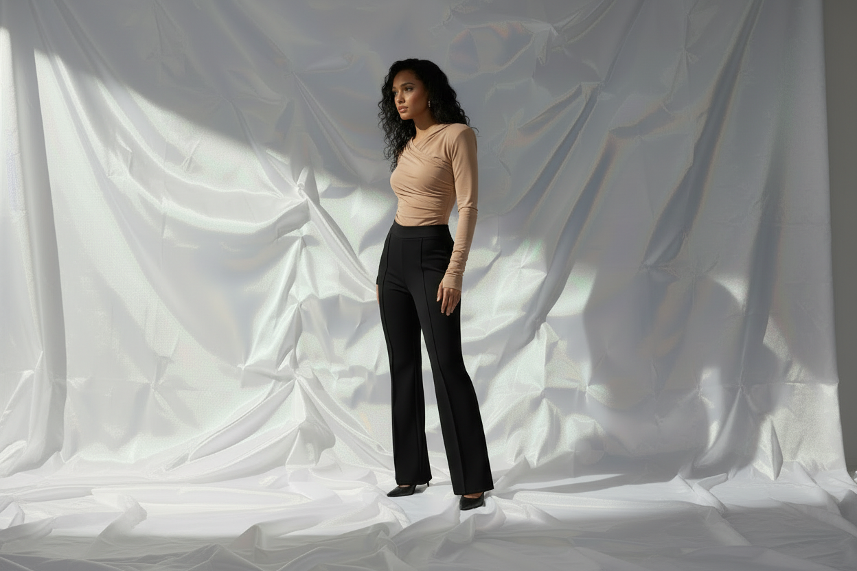 Thea Bodysuit - Nude Structured Shoulder Bodysuit