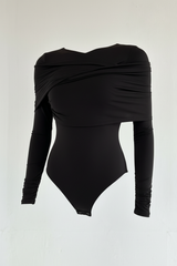 Genevieve Bodysuit — Ghost ¾ Front