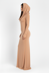 Side profile nude beige
