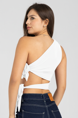 White top – halter front